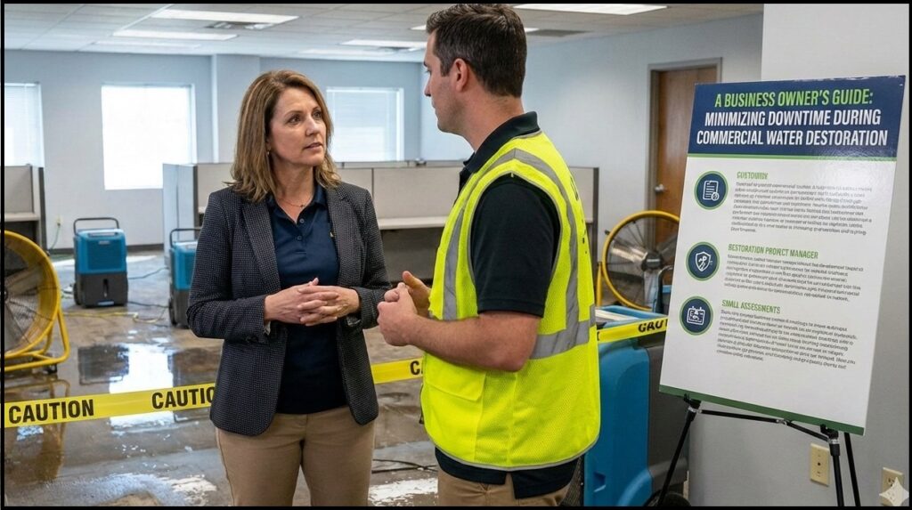 A Business Owner’s Guide: Minimizing Downtime During Commercial Water Damage Restoration